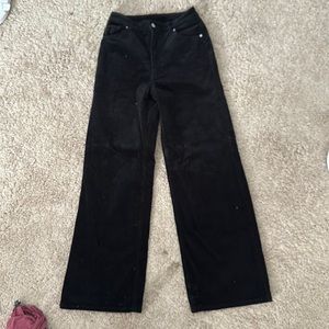 Black Corduroy Jeans